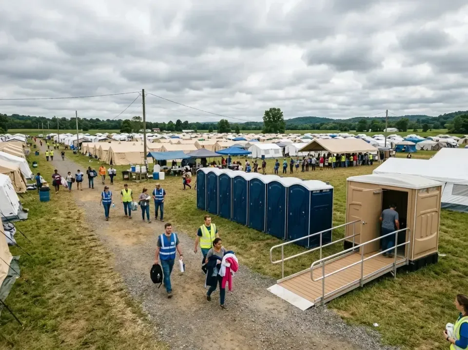 disaster-relief-camp-restrooms-010 — frequently asked questions, Dumpster & Portable Bathrooms Rental in Westover, WV